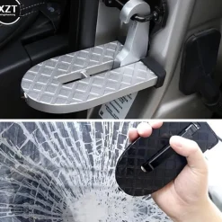 Foldable Car Roof Rack Step Car Door Step Multifunction Universal Latch Hook Foot Pedal Aluminium Alloy Safety Car Accessories
