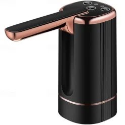 Foldable Electric Water Dispenser, USB Rechargeable Drinking Pump, Portable One-Touch Water Pump with Foldable Spout for Home, Office, Outdoor