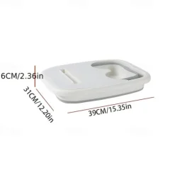 Foldable Foot Bath Foot Bath Tool, Foot Bath Basin with Foot Massager, Help Sleep, Foot spa, Suitable for Family spa Pedicure, can Save Space