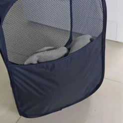 Foldable Storage Dirty Clothes Basket Home Toilet Dirty Clothes Storage Laundry Basket 14.1*14.1*22.8 Inches