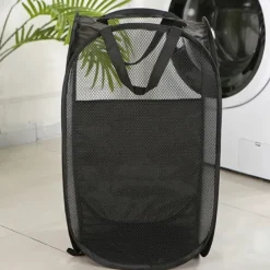 Foldable Storage Dirty Clothes Basket Home Toilet Dirty Clothes Storage Laundry Basket 14.1*14.1*22.8 Inches