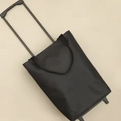 Folding Shopping Pull Cart Trolley Bag with Wheels Reusable Grocery Shopping Bags Eco Large Food Supermarket Vegetables Bags