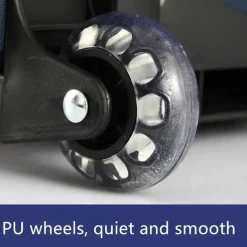 Folding Shopping Pull Cart Trolley Bag with Wheels Reusable Grocery Shopping Bags Eco Large Food Supermarket Vegetables Bags