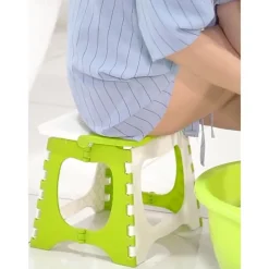 Folding Step Stool - 7.8 inch Height Foldable Stool For Kids & Adults, Kitchen Garden Bathroom Collapsible Stepping Stool