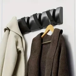 Folding Wall Hanger Hook, Multi-Purpose Hooks Bathroom Coat Towel Holder, Door Back Key Cloth Hook, Wall Mounted Bathroom Organizer Holder, Heavy Duty Coat Wall Hooks