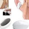 Foot Grinder Egg Shape Pedicure Foot Scraper File with Stainless Steel Head for Quick Removal of Hard Skin