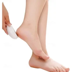 Foot Grinder Egg Shape Pedicure Foot Scraper File with Stainless Steel Head for Quick Removal of Hard Skin