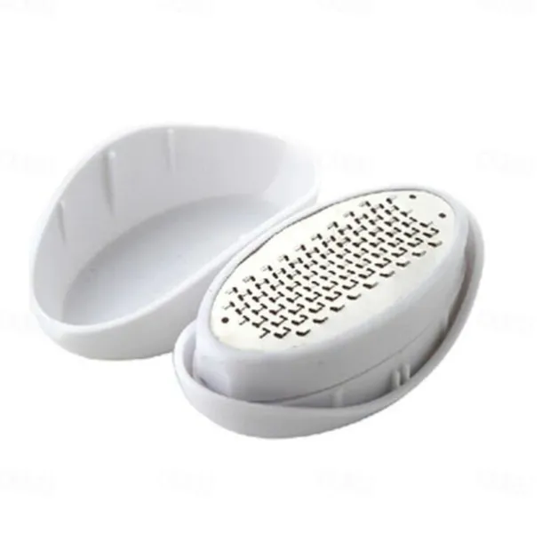 Foot Grinder Egg Shape Pedicure Foot Scraper File with Stainless Steel Head for Quick Removal of Hard Skin