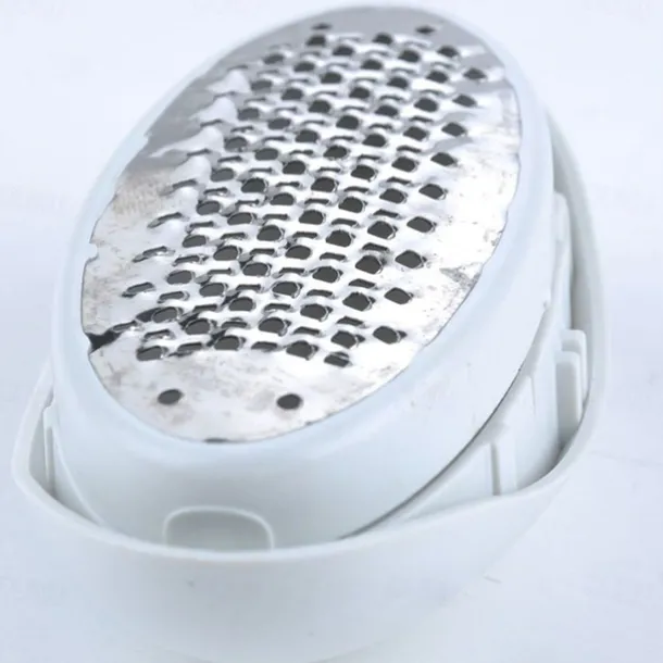 Foot Grinder Egg Shape Pedicure Foot Scraper File with Stainless Steel Head for Quick Removal of Hard Skin