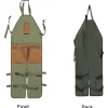 For Planting Farmer Adjustable Pockets Strap Garden Apron Dust-proof Split Leg