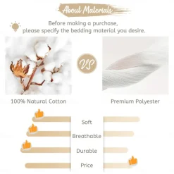 Forest Fawn Pattern Duvet Cover Set Set Soft 3-Piece Luxury Cotton Bedding Set Home Decor Gift King Queen Duvet Cover