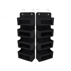 Four Grid Non-woven FabricPVC Wardrobe Hanging Storage Hanging Bag Door Storage Hanging Wall Mobile Phone Storage Bag Hanging Crib Underwear Hanging Storage Bag