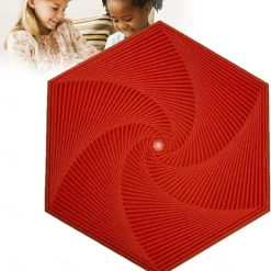 Fractal Fidget Hexagon, 3D Printed Hexagonal Toys, 3D Printed Fidget, Infinity Cube Fidget Toy, Geometric Fidget Toy, Hexagon Spiral Fidget Toy, Stress and Anxiety Fidget Toy