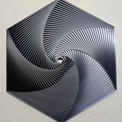 Fractal Fidget Hexagon, 3D Printed Hexagonal Toys, 3D Printed Fidget, Infinity Cube Fidget Toy, Geometric Fidget Toy, Hexagon Spiral Fidget Toy, Stress and Anxiety Fidget Toy