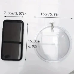 Free Punching Hydroponics Planter, Home Decoration Pot Wall Hanging Mount Bubble Aquarium Bowl Fish Tank Aquarium Home Minipot (Without Plant) Wedding Decoration