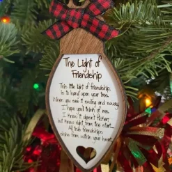 Friend Christmas Ornaments Friends Christmas Keepsakes Gift for Women Friends Christmas Friendship Ornaments for Holiday Unique Design