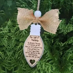 Friend Christmas Ornaments Friends Christmas Keepsakes Gift for Women Friends Christmas Friendship Ornaments for Holiday Unique Design