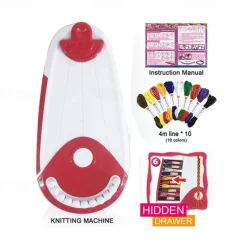 Friendship Bracelet Making Kit Toys, Girls Gifts Ideas, Birthday Present For Teen Girl, Arts And Crafts String Maker Tool, Bracelet DIY, Kids Travel Activity Set Halloween and Christmas Gift