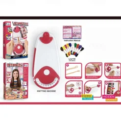 Friendship Bracelet Making Kit Toys, Girls Gifts Ideas, Birthday Present For Teen Girl, Arts And Crafts String Maker Tool, Bracelet DIY, Kids Travel Activity Set Halloween and Christmas Gift