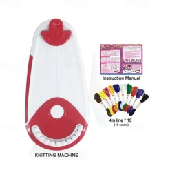 Friendship Bracelet Making Kit Toys, Girls Gifts Ideas, Birthday Present For Teen Girl, Arts And Crafts String Maker Tool, Bracelet DIY, Kids Travel Activity Set Halloween and Christmas Gift