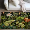 Frogs Pound Area Rug Kitchen Mat Non-Slip Oil Proof Floor Mat Livingroom Rug Indoor Outdoor Mat Bedroom Decor Bathroom Mat Entrance Rug Door Mat