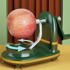 Fruit Automatic Rotating Peeler, Stainless Steel Blades Apple Cutter With Apple Slicer, Kitchen Gadget