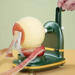Fruit Automatic Rotating Peeler, Stainless Steel Blades Apple Cutter With Apple Slicer, Kitchen Gadget