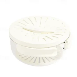 Fruit Strainer Colander Bowl Fruit Drain Basket with Lid Foldable Handle Cleaning Colander Plastic Refrigerator Crisper Kitchen Box Food Storage Container for Fridge Outdoor Picnic Pasta Salad Berry