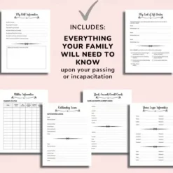 Fuck I'M Dead, End Of Life Planner, I'M Dead Now What Book Planner, Guided Final Arrangements When I'M Gone Workbook Organizer Notebook, for Possessions, Business Affairs, and Final Wishes