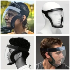 Full Face Protective Mask Adjustable Anti-fog Plastic Mask, Breathable Design, Suitable For Outdoor And Kitchen, Secure Closure - Ideal Gift For Family And Friends, Multifunctional Protective Mask