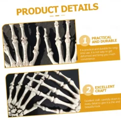 Full Size Skeleton Plastic Skeleton for Halloween Party Scary Halloween Decorations