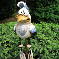 Funny Chicken Decor Statues Garden Farm Yard Resin Craft Chicken Rooster Sculpture Patio Lawn Garden Decor Accessories Outdoor Landscape Sculptures