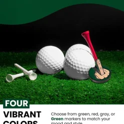 Funny Middle Finger Golf Ball Marker Magnetic Golf Hat Clip Removable Golf Ball Position Mark Golf Decorations Durable Funny Golf Decorations