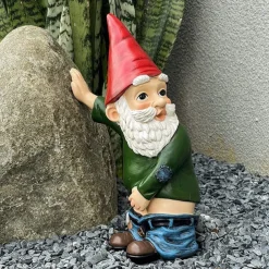 Funny Resin Gnome for Yard / Garden Indoor Outdoor Decor for Garden Statue Naughty Peeing Gnomes Gardening Gifts