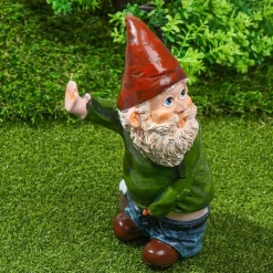 Funny Resin Gnome for Yard / Garden Indoor Outdoor Decor for Garden Statue Naughty Peeing Gnomes Gardening Gifts