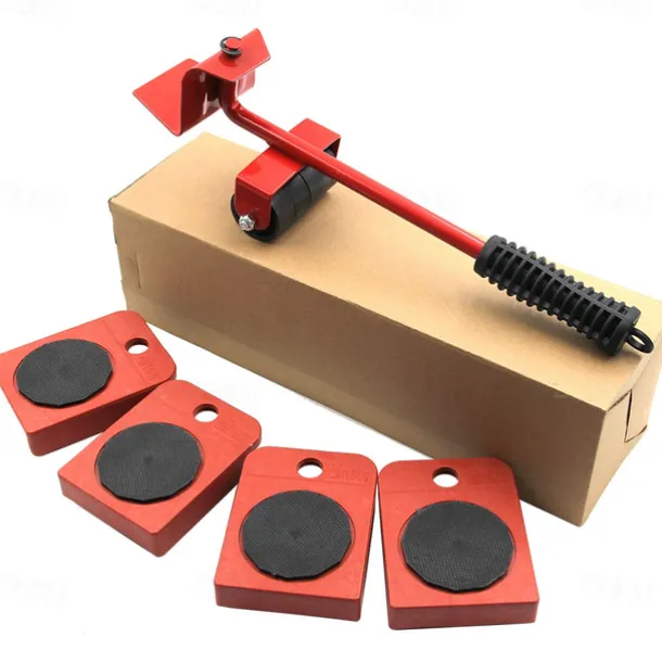 Furniture Lift Mover Tool Set - Furniture Movers with Wheels Heavy Furniture Moving Sliders Appliance Rollers Heavy Duty Furniture Lifter and Sliders Kit - Furniture Movers Sliders Appliance Movers