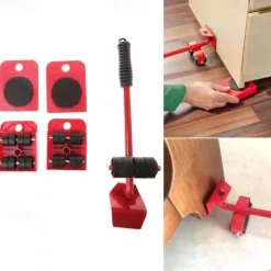 Furniture Lift Mover Tool Set - Furniture Movers with Wheels Heavy Furniture Moving Sliders Appliance Rollers Heavy Duty Furniture Lifter and Sliders Kit - Furniture Movers Sliders Appliance Movers