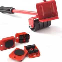 Furniture Lift Mover Tool Set - Furniture Movers with Wheels Heavy Furniture Moving Sliders Appliance Rollers Heavy Duty Furniture Lifter and Sliders Kit - Furniture Movers Sliders Appliance Movers