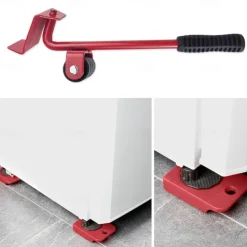Furniture Lift Mover Tool Set - Furniture Movers with Wheels Heavy Furniture Moving Sliders Appliance Rollers Heavy Duty Furniture Lifter and Sliders Kit - Furniture Movers Sliders Appliance Movers