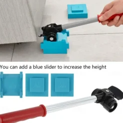 Furniture Lifter Mover Tool Set 440lb Heavy Duty Furniture Lifter with 4 Pulleys Easy & Safe Moving Kit for Sofas Refrigerators Couches Carpet & Hard Floors