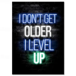 Gaming Room Decoration Poster Wall Art Video Game Canvas Painting Playroom Neon Decor Picture for Gamer Boy Bedroom Prints Decor Without Frame