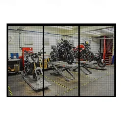 Garage Magnetic Screen Door Garage Door Screen Magnetic Closure Fiberglass Garage Screen Doors for Car Garage Pull Down for Patio, Porch, Window to Keep Bugs Out