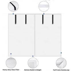 Garage Screen Door Magnetic Garage Door Screen Magnetic Closure Fiberglass Garage Screen Doors for Car Garage Pull Down for Patio, Porch, Window to Keep Bugs Out