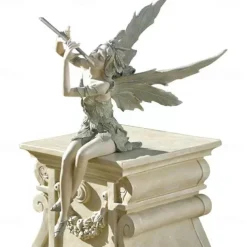 Garden Flute Flower Fairy Statue Resin Craft Landscaping Sculpture Art Yard Figurine Sitting Garden Home Ornament Decoration