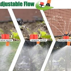 Garden Irrigation System 164FT 200 Pack Drip Irrigation Kit 1/4