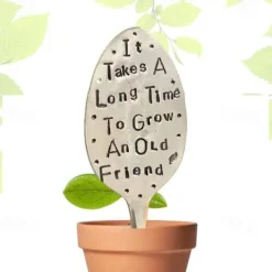 Garden Marker Friendship Gift, Silver Stamped Spoon Plant Markers, Silver Plate Stamped Spoon Garden Markers, Garden Art Marker, Plant Lover Garden Decoration