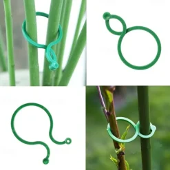 Garden Plant Holder, 100pcs Vegetables Tomato Vine Flower Clips, Plant Twist Clip, Garden Plant Support Clips, Plant Clips And Garden Clips For Other Vine Plants, For Climbing Plants, For Securing Plants