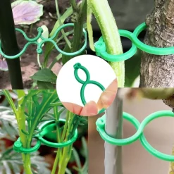 Garden Plant Holder, 100pcs Vegetables Tomato Vine Flower Clips, Plant Twist Clip, Garden Plant Support Clips, Plant Clips And Garden Clips For Other Vine Plants, For Climbing Plants, For Securing Plants