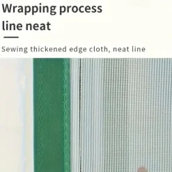 Garden Windmill Magnetic Screen Door Mesh Screen Door Fly Insect Door Screen Curtain Mosquito for Balcony Sliding Doors Living Room Children's Room