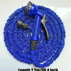 Gardening Watering System Tool, Telescopic Hose Multifunctional Vehicle High Pressure Car Wash Water Gun Garden Watering Car Accessories